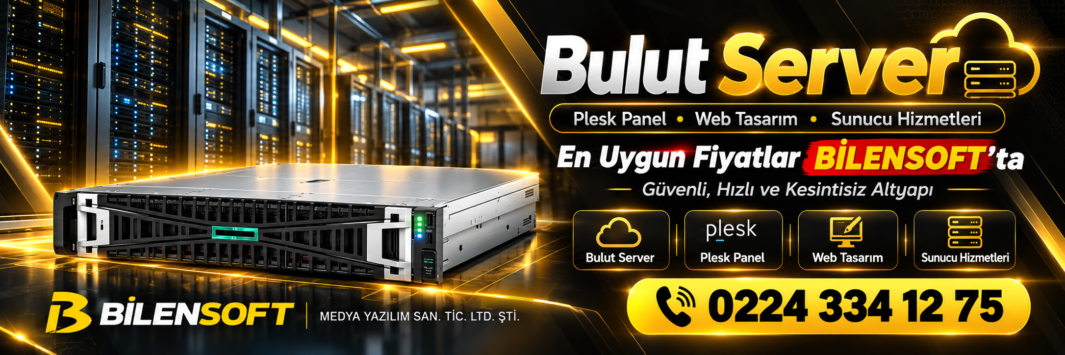 Bulut Sunucu Server Modelleri Bilensoft'da